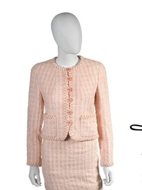 Chanel Vintage tweed blazer 1995 collection pink 36